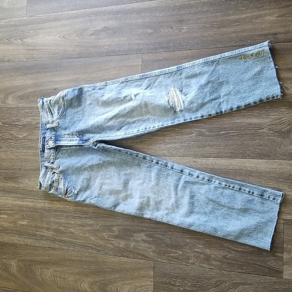 Lucky Brand Mid Rise Authentic Straight Ankle Jeans Size 00